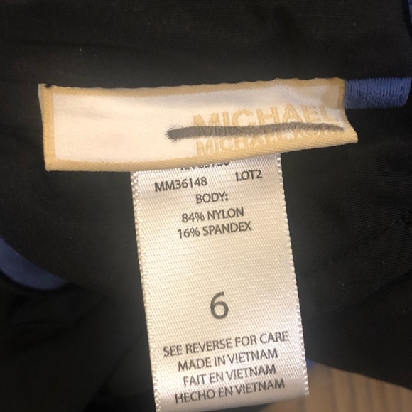 Michael Michael Kors Blue Strapless - Picture 6 of 7